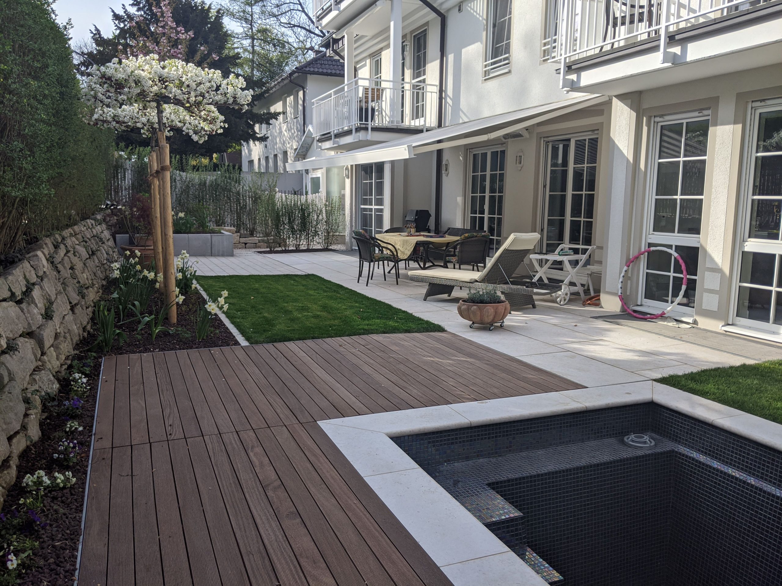 Privat mit mini pool