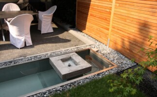 Moderner Privatgarten im Münchner Westen